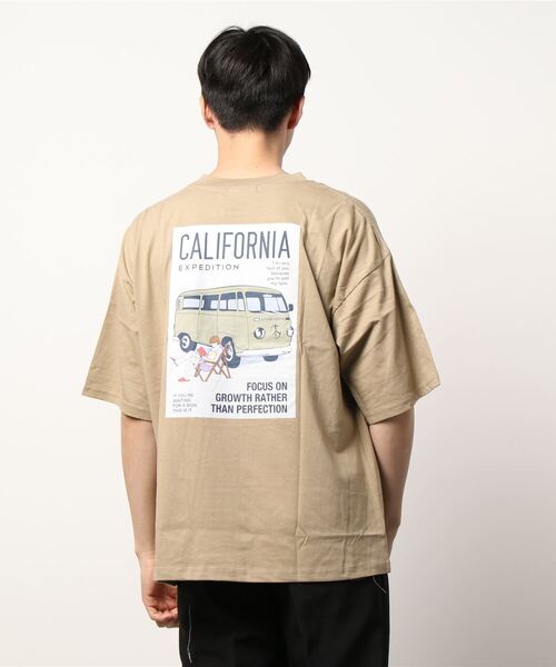 STYLEBLOCK（スタイルブロック）の「半袖プリントBIGTシャツ（Tシャツ/カットソー・メンズ・ホワイト/ブラック/ベージュ/パープル/ネイビー/ピンク/ホワイト系その他/ブラック系その他/ベージュ系その他/ピンク系その他/チャコール/ホワイト系その他2/ホワイト系その他3/ホワイト系その他4/ホワイト系その他5/ブラック系その他3/ブラック系その他2・LL/M/L）」の20枚目の写真