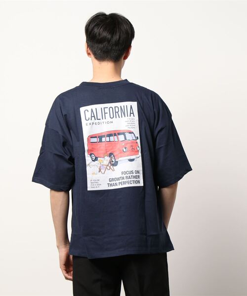 STYLEBLOCK（スタイルブロック）の「半袖プリントBIGTシャツ（Tシャツ/カットソー・メンズ・ホワイト/ブラック/ベージュ/パープル/ネイビー/ピンク/ホワイト系その他/ブラック系その他/ベージュ系その他/ピンク系その他/チャコール/ホワイト系その他2/ホワイト系その他3/ホワイト系その他4/ホワイト系その他5/ブラック系その他3/ブラック系その他2・LL/M/L）」の21枚目の写真