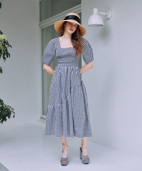 EIMY ISTOIRE（エイミーイストワール）の「ギンガムチェックフレア