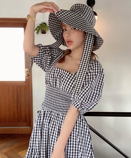 EIMY ISTOIRE（エイミーイストワール）の「ギンガムチェックフレア