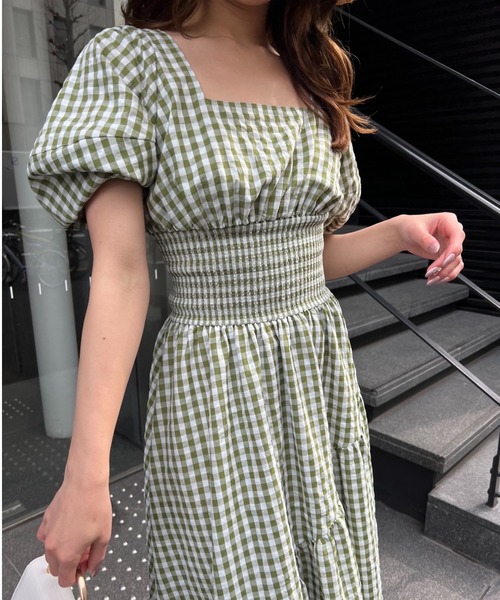 EIMY ISTOIRE（エイミーイストワール）の「ギンガムチェックフレア