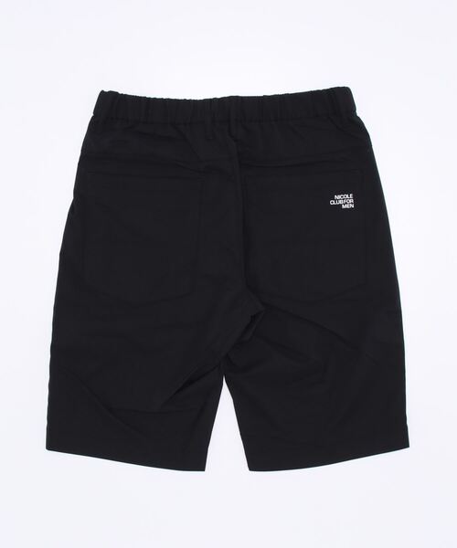 NICOLE CLUB FOR MEN(ニコルクラブフォーメン)の「ベイカーハーフパンツ(デニムパンツ・メンズ・ブラック/オフホワイト/ライトベージュ・MEDIUM/SMALL/LARGE/X-LARGE)」の4枚目の写真