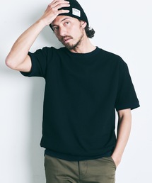 CTN LINKS BIG CHECK KNITSAW C/N S/S:コットン リンクス ビッグチェック 半袖 ニットソー 22SS