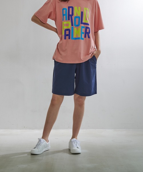 Arnold Palmer（アーノルドパーマー）の「アムンゼン リラックス シェア ショートパンツ（その他パンツ・レディース・ネイビー/アイボリー/コーラル・S/M/L/XS/LL）」の3枚目の写真