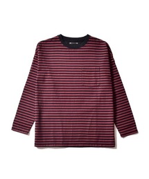 MINEDENIM | Border L/S Denim T-SH(Tシャツ/カットソー)
