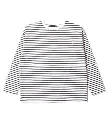 MINEDENIM | Border L/S Denim T-SH(Tシャツ/カットソー)
