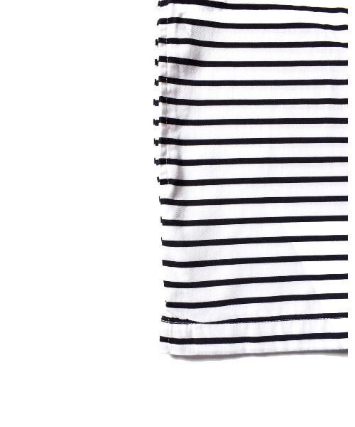 MINEDENIM（マインデニム）の「Border L/S Denim T-SH（Tシャツ/カットソー・メンズ・ホワイト/レッド・1/2/3）」の5枚目の写真