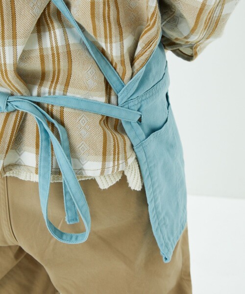 Lee(リー)の「Lee×VANLIFE SUPPLY BY FREAK'S STORE/リー×ヴァンライフサプライ バイ フリークスストア 別注 FIELD APRON(エプロン・メンズ・ネイビー/サックスブルー/イエロー・ONE SIZE)」の6枚目の写真