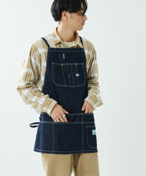 Lee(リー)の「Lee×VANLIFE SUPPLY BY FREAK'S STORE/リー×ヴァンライフサプライ バイ フリークスストア 別注 FIELD APRON(エプロン・メンズ・ネイビー/サックスブルー/イエロー・ONE SIZE)」の11枚目の写真