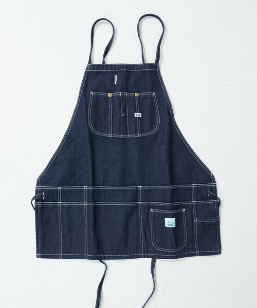 Lee(リー)の「Lee×VANLIFE SUPPLY BY FREAK'S STORE/リー×ヴァンライフサプライ バイ フリークスストア 別注 FIELD APRON(エプロン・メンズ・ネイビー/サックスブルー/イエロー・ONE SIZE)」の9枚目の写真