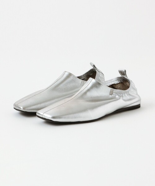 LOVELESS（ラブレス）の「【DUBIE】WOMEN シューズ Soft napa leather 18AW2013 Tecno Flat（スリッポン・レディース・シルバー系その他/シルバー・38/39/36/37）」の3枚目の写真