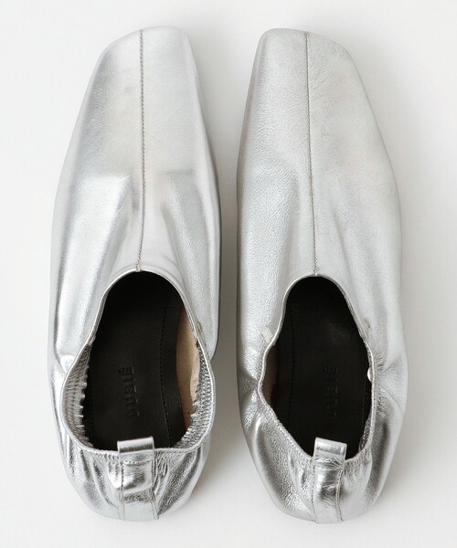 LOVELESS（ラブレス）の「【DUBIE】WOMEN シューズ Soft napa leather 18AW2013 Tecno Flat（スリッポン・レディース・シルバー系その他/シルバー・38/39/36/37）」の6枚目の写真