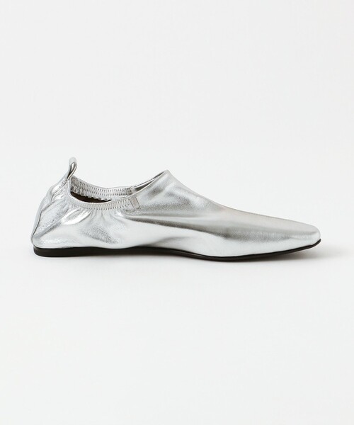 LOVELESS（ラブレス）の「【DUBIE】WOMEN シューズ Soft napa leather 18AW2013 Tecno Flat（スリッポン・レディース・シルバー系その他/シルバー・38/39/36/37）」の7枚目の写真