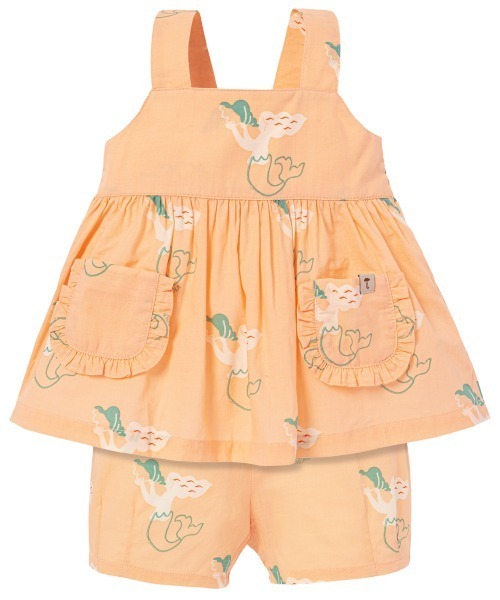 moimoln（モイモルン）の「【2点セット】マーメイド柄ノースリトップ&パンツ（Tシャツ/カットソー・キッズ・オレンジ・90cm/110cm/100cm/80ｃｍ）」の10枚目の写真