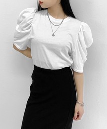 Short sleeve puff T-shirt / ショートスリーブパフTシャツ