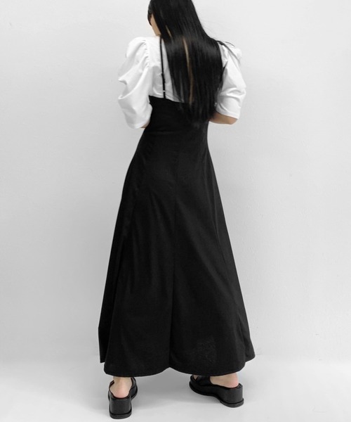 LVEU.（ラブユ.）の「Short sleeve puff T-shirt / ショートスリーブパフTシャツ（Tシャツ/カットソー・レディース・ホワイト/ブラック・FREE）」の12枚目の写真