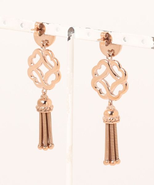 Folli Follie（フォリフォリ）の「K VINTAGE ピアス（ピアス（両耳用）・レディース・ピンクゴールド・FREE）」の2枚目の写真