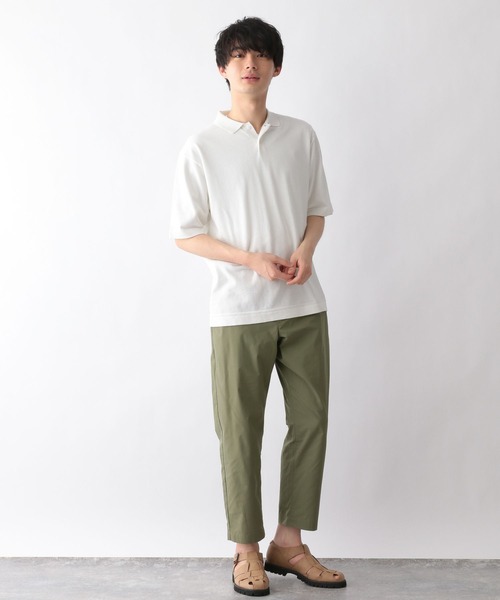 GLOBAL WORK(グローバルワーク)の「爽快リネンニットポロ/269534(その他トップス・メンズ・ネイビー/ホワイト・LARGE/MEDIUM)」の16枚目の写真