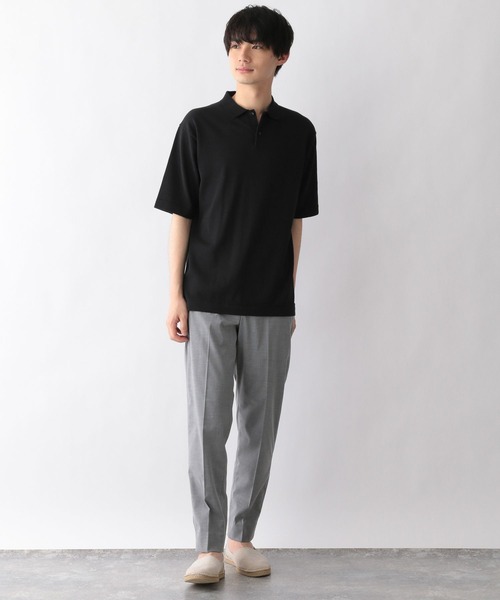 GLOBAL WORK(グローバルワーク)の「爽快リネンニットポロ/269534(その他トップス・メンズ・ネイビー/ホワイト・LARGE/MEDIUM)」の14枚目の写真