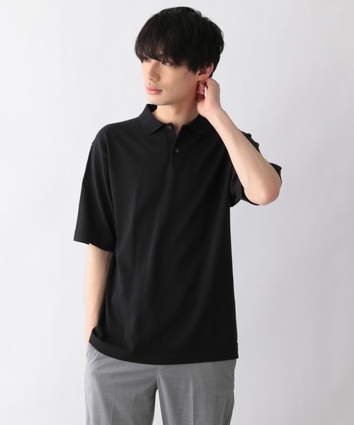 GLOBAL WORK(グローバルワーク)の「爽快リネンニットポロ/269534(その他トップス・メンズ・ネイビー/ホワイト・LARGE/MEDIUM)」の10枚目の写真