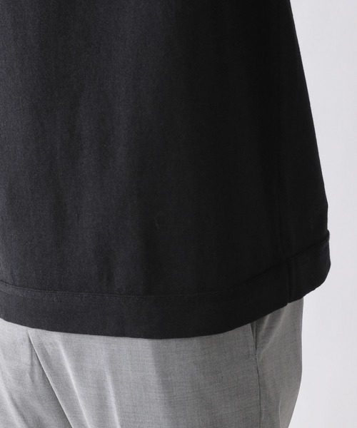 GLOBAL WORK(グローバルワーク)の「爽快リネンニットポロ/269534(その他トップス・メンズ・ネイビー/ホワイト・LARGE/MEDIUM)」の4枚目の写真