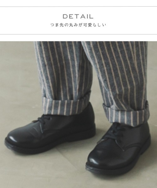pairmanon（ペアマノン）の「レースアップレザーシューズ（ドレスシューズ・キッズ・ブラック・22/15 /20/18/17/19/21/16）」の5枚目の写真