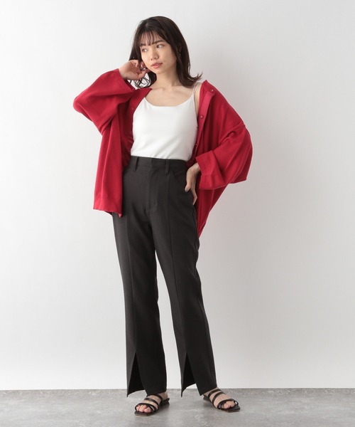 RAGEBLUE（レイジブルー）の「カップ付き/バックオープンキャミソール（キャミソール・レディース・ホワイト/ブラック/ピンク/キャメル/オフホワイト・FREE）」の6枚目の写真