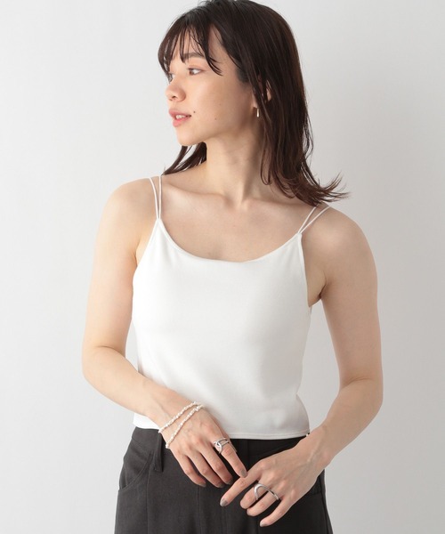 RAGEBLUE（レイジブルー）の「カップ付き/バックオープンキャミソール（キャミソール・レディース・ホワイト/ブラック/ピンク/キャメル/オフホワイト・FREE）」の21枚目の写真
