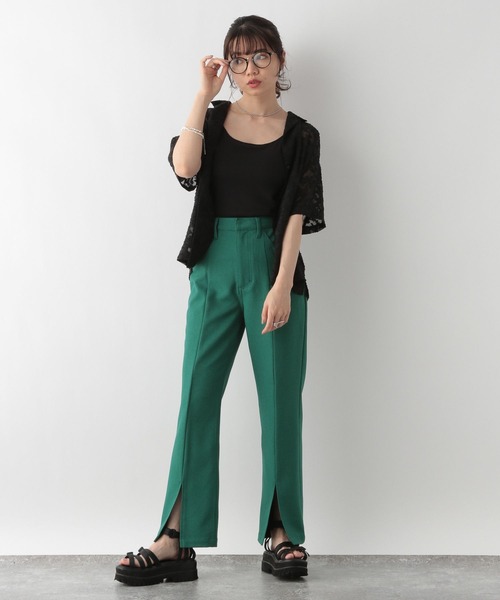 RAGEBLUE（レイジブルー）の「カップ付き/バックオープンキャミソール（キャミソール・レディース・ホワイト/ブラック/ピンク/キャメル/オフホワイト・FREE）」の12枚目の写真