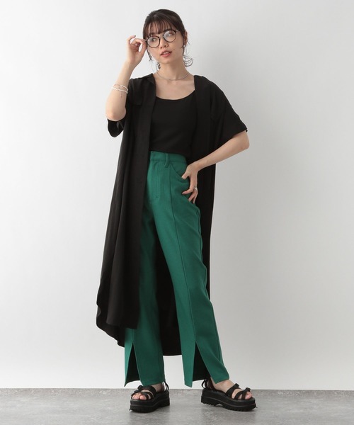 RAGEBLUE（レイジブルー）の「カップ付き/バックオープンキャミソール（キャミソール・レディース・ホワイト/ブラック/ピンク/キャメル/オフホワイト・FREE）」の9枚目の写真