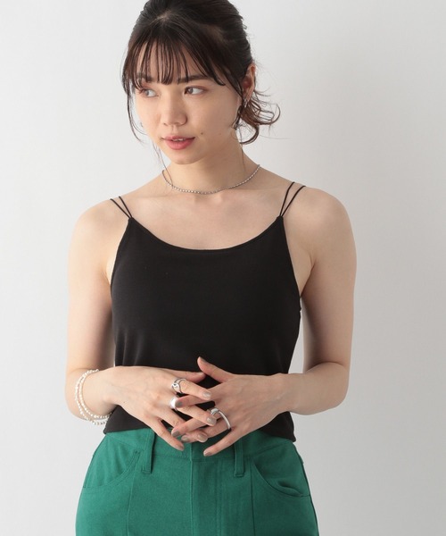 RAGEBLUE（レイジブルー）の「カップ付き/バックオープンキャミソール（キャミソール・レディース・ホワイト/ブラック/ピンク/キャメル/オフホワイト・FREE）」の13枚目の写真