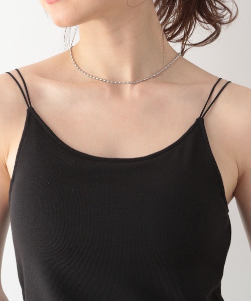 RAGEBLUE（レイジブルー）の「カップ付き/バックオープンキャミソール（キャミソール・レディース・ホワイト/ブラック/ピンク/キャメル/オフホワイト・FREE）」の8枚目の写真