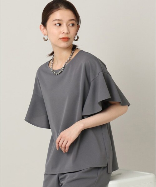 UNTITLED（アンタイトル）の「◇【SETUP可能】ラッフルスリーブ 五分袖 