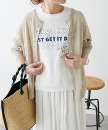 PUAL CE CIN | フランダースリネンカーディガン(カーディガン/ボレロ)