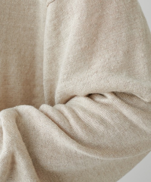 PUAL CE CIN（ピュアルセシン）の「フランダースリネンカーディガン（カーディガン/ボレロ・レディース・ブラック/ナチュラル/グリーン/ブルー/ピンク・FREE）」の15枚目の写真