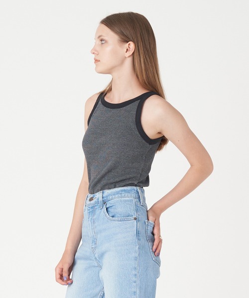 Levi's(リーバイス)の「Levi's/リーバイス RACER タンクトップ CARAWAY CAVIAR(タンクトップ・レディース・マルチ・S/M/XS)」の8枚目の写真