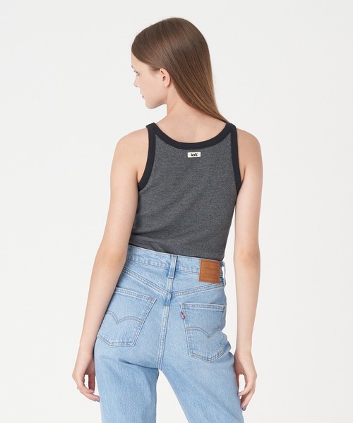 Levi's(リーバイス)の「Levi's/リーバイス RACER タンクトップ CARAWAY CAVIAR(タンクトップ・レディース・マルチ・S/M/XS)」の9枚目の写真