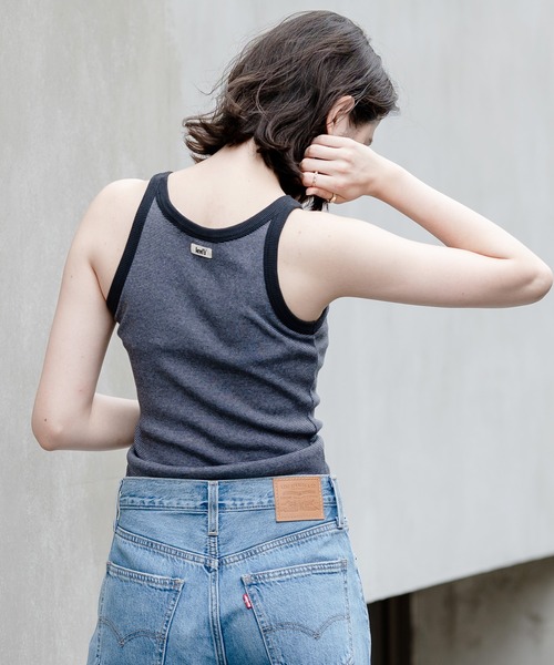 Levi's(リーバイス)の「Levi's/リーバイス RACER タンクトップ CARAWAY CAVIAR(タンクトップ・レディース・マルチ・S/M/XS)」の16枚目の写真