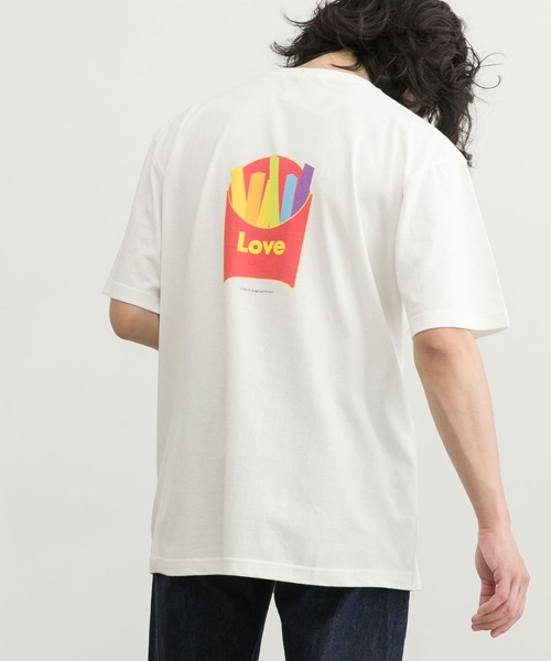 Various Timeless Arts（ヴァリアスタイムレスアーツ）の「『別注』VARIOUS TIMELESS ARTS×URBAN RESEARCH iD　ポテトTEE（Tシャツ/カットソー・メンズ・ブラック/ホワイト/ブルー・LARGE/MEDIUM）」の2枚目の写真