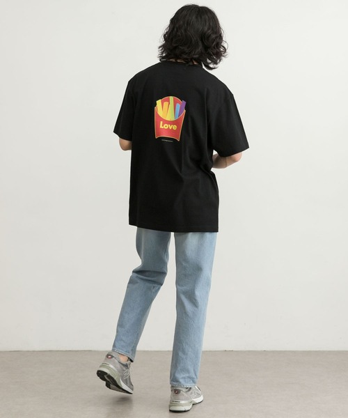 Various Timeless Arts（ヴァリアスタイムレスアーツ）の「『別注』VARIOUS TIMELESS ARTS×URBAN RESEARCH iD　ポテトTEE（Tシャツ/カットソー・メンズ・ブラック/ホワイト/ブルー・LARGE/MEDIUM）」の7枚目の写真