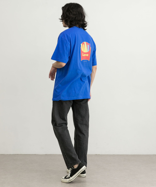 Various Timeless Arts（ヴァリアスタイムレスアーツ）の「『別注』VARIOUS TIMELESS ARTS×URBAN RESEARCH iD　ポテトTEE（Tシャツ/カットソー・メンズ・ブラック/ホワイト/ブルー・LARGE/MEDIUM）」の14枚目の写真