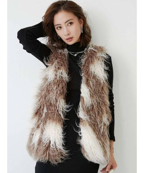 GYDA(ジェイダ)の「エコファーベスト(ベスト・レディース・ベージュ/その他/その他2・FREE)」の11枚目の写真