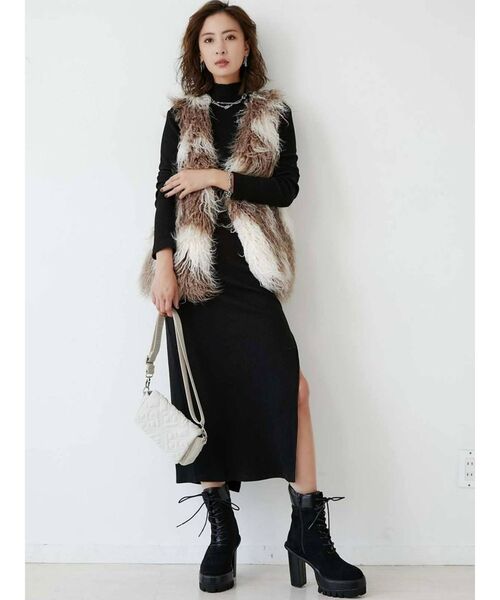 GYDA(ジェイダ)の「エコファーベスト(ベスト・レディース・ベージュ/その他/その他2・FREE)」の7枚目の写真