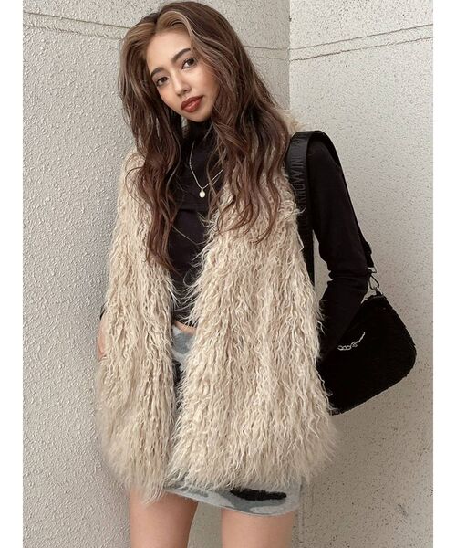 GYDA(ジェイダ)の「エコファーベスト(ベスト・レディース・ベージュ/その他/その他2・FREE)」の18枚目の写真