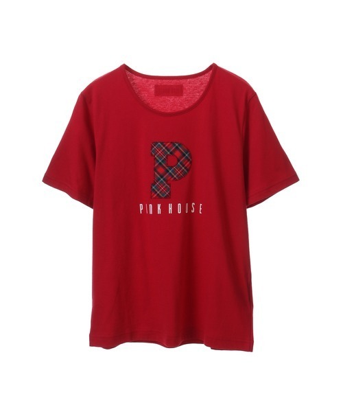 PINK HOUSE(ピンクハウス)の「Pロゴアップリケ付きカットソー(Tシャツ/カットソー・レディース・ネイビー/レッド/オフホワイト/ブラック・MEDIUM/LARGE)」の11枚目の写真