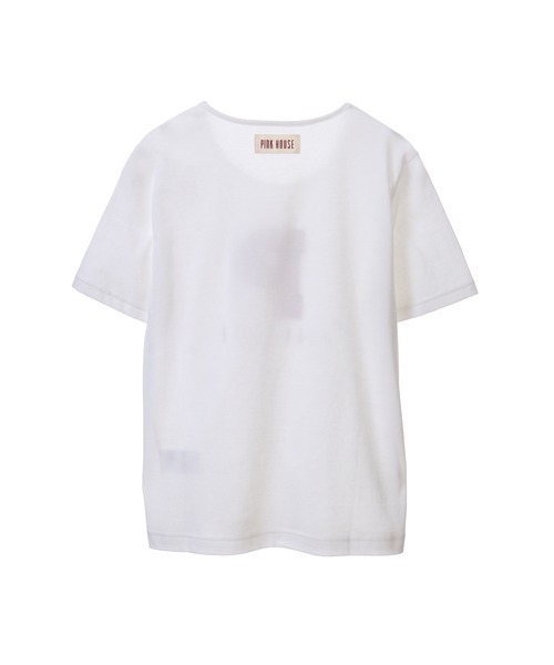 PINK HOUSE(ピンクハウス)の「Pロゴアップリケ付きカットソー(Tシャツ/カットソー・レディース・ネイビー/レッド/オフホワイト/ブラック・MEDIUM/LARGE)」の15枚目の写真