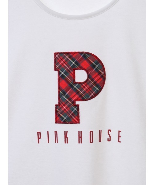 PINK HOUSE(ピンクハウス)の「Pロゴアップリケ付きカットソー(Tシャツ/カットソー・レディース・ネイビー/レッド/オフホワイト/ブラック・MEDIUM/LARGE)」の14枚目の写真