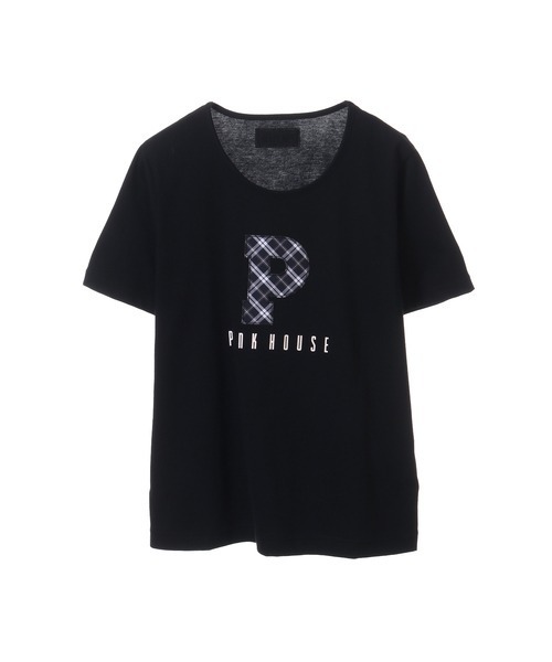 PINK HOUSE(ピンクハウス)の「Pロゴアップリケ付きカットソー(Tシャツ/カットソー・レディース・ネイビー/レッド/オフホワイト/ブラック・MEDIUM/LARGE)」の17枚目の写真