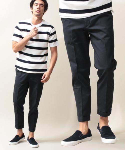 BEAUTY&YOUTH UNITED ARROWS（ビューティーアンドユースユナイテッドアローズ）の「BY AMF ノープリーツ アンクルパンツ◆（その他パンツ・メンズ・ホワイト/ベージュ/ネイビー・SMALL/MEDIUM/LARGE/X-LARGE）」の3枚目の写真