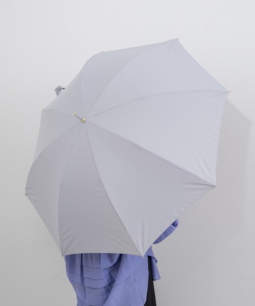 nifty colors(ニフティーカラーズ)の「【KATHARINE ROSS】nifty colors 超撥水 新感覚の撥水力ピーチドロップ長雨傘 60cm(長傘・レディース・ブラック/ネイビー/グレー/ピンク/グリーン/アイボリー・MEDIUM)」の4枚目の写真